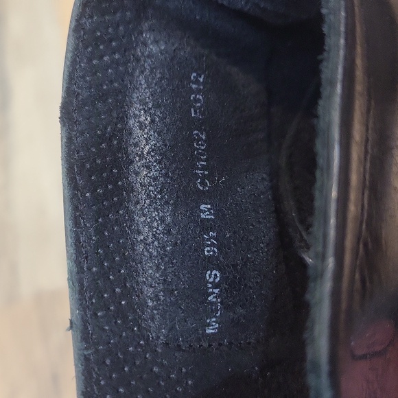 COLE HAAN Nike Air Black Leather Military Boot - O11062 - Picture 13 of 15